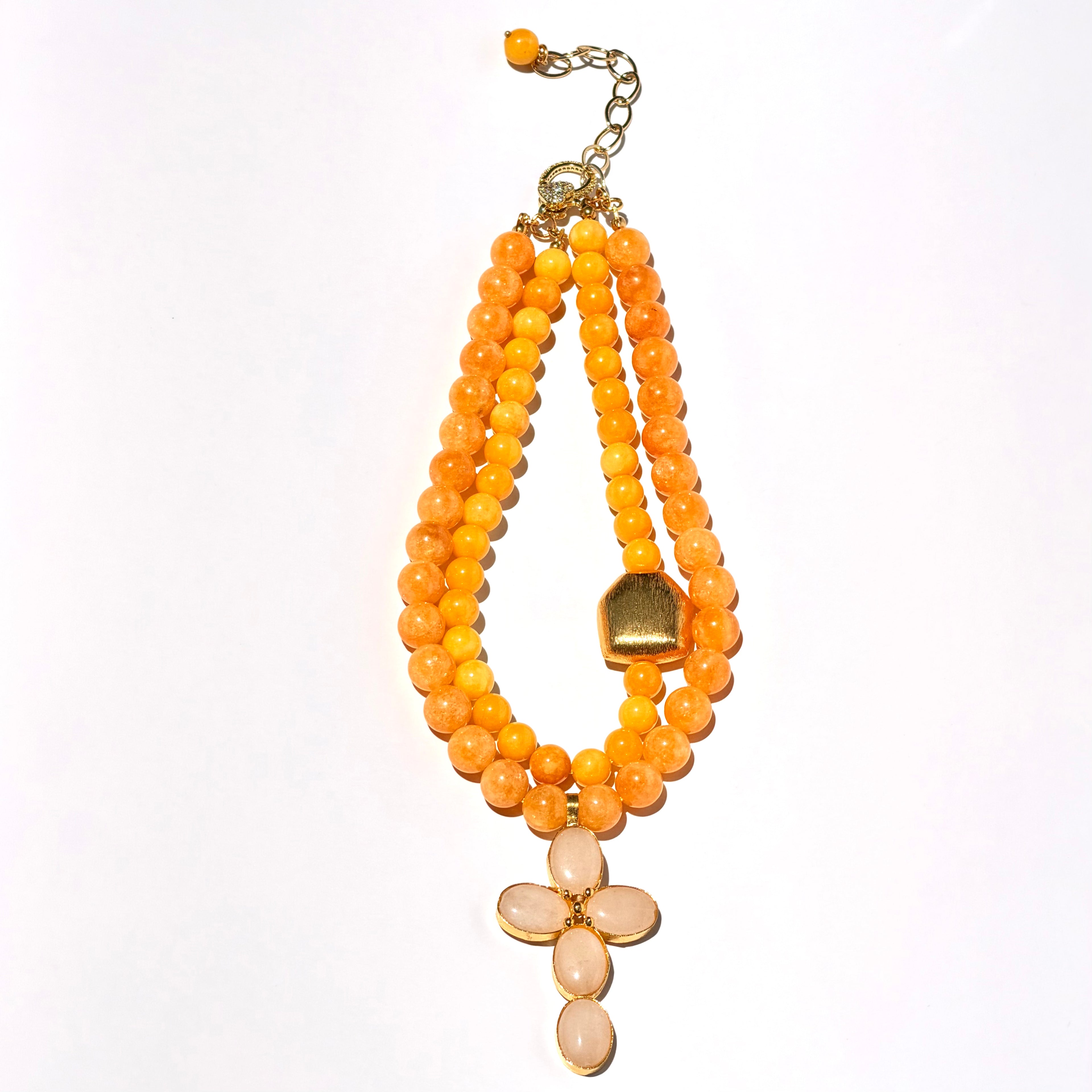 Collar Calcita Naranja