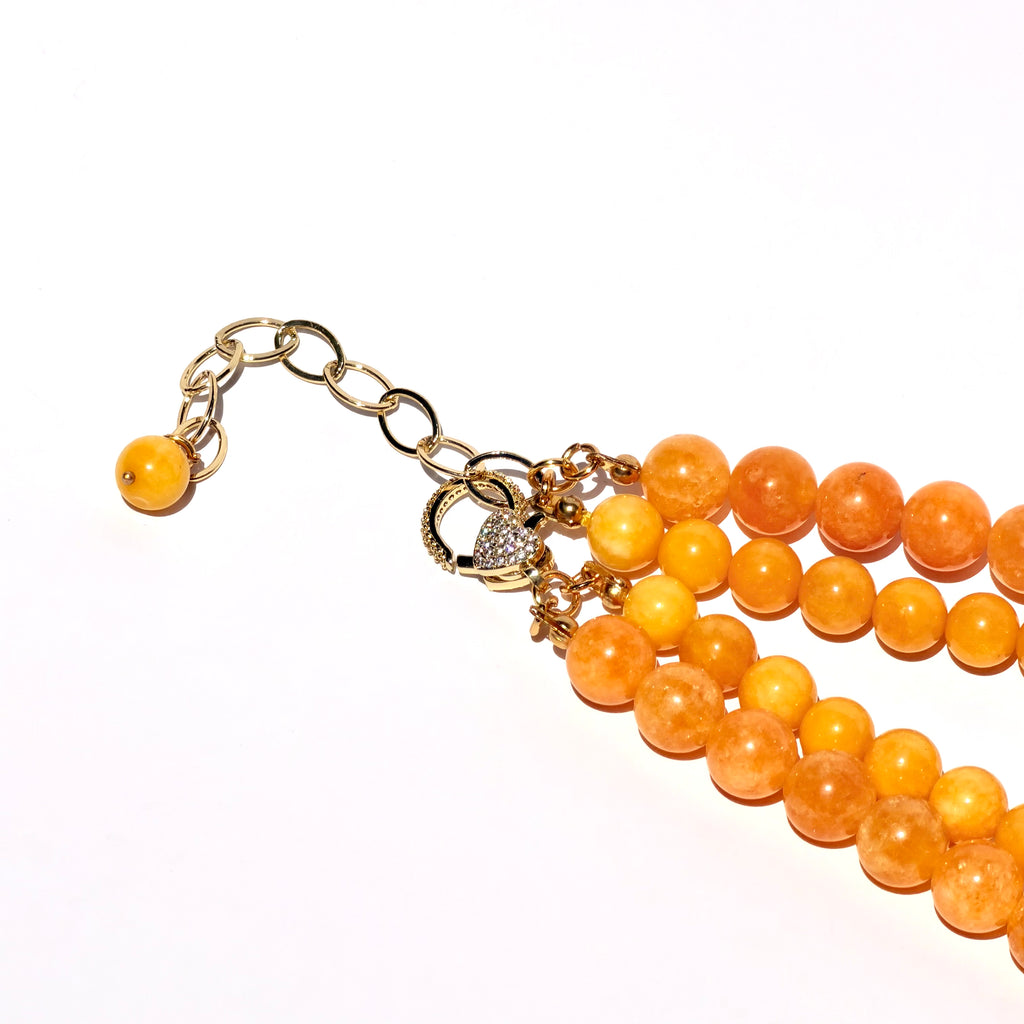 Collar Calcita Naranja