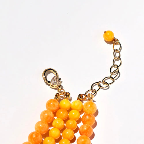 Collar Calcita Naranja